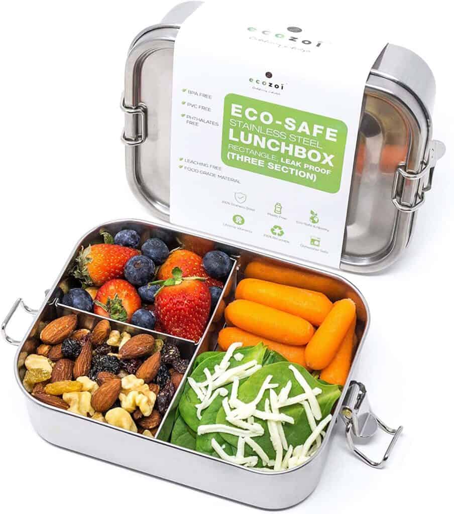 ecozoi stainless steel lunch box.