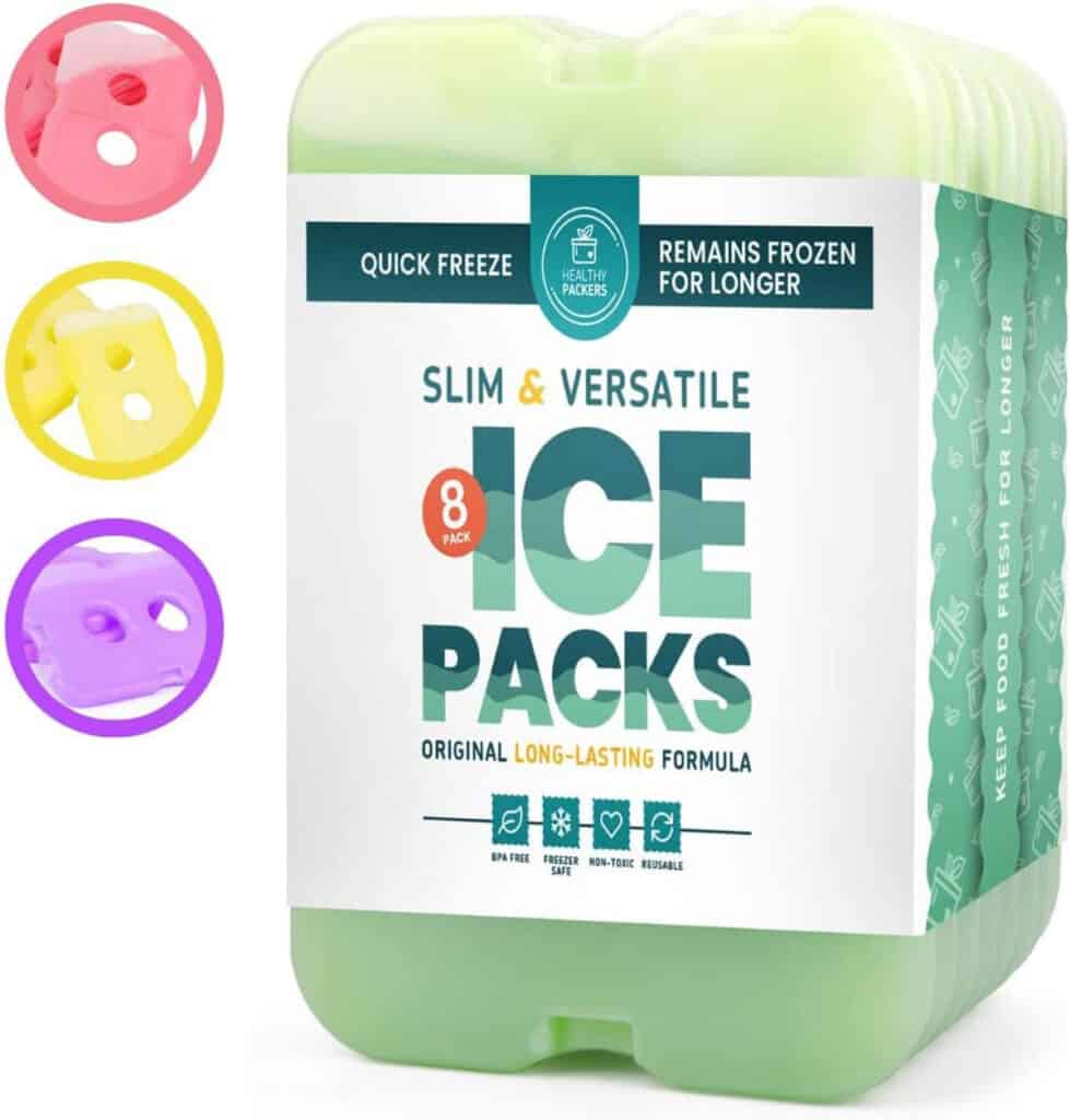 Healthy packers cool pack, slim long-lasting ice packs