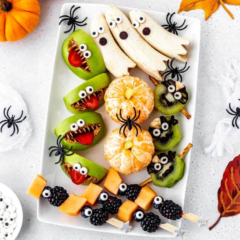 Halloween Fruit Tray Ideas | Healthy Halloween Snacks!