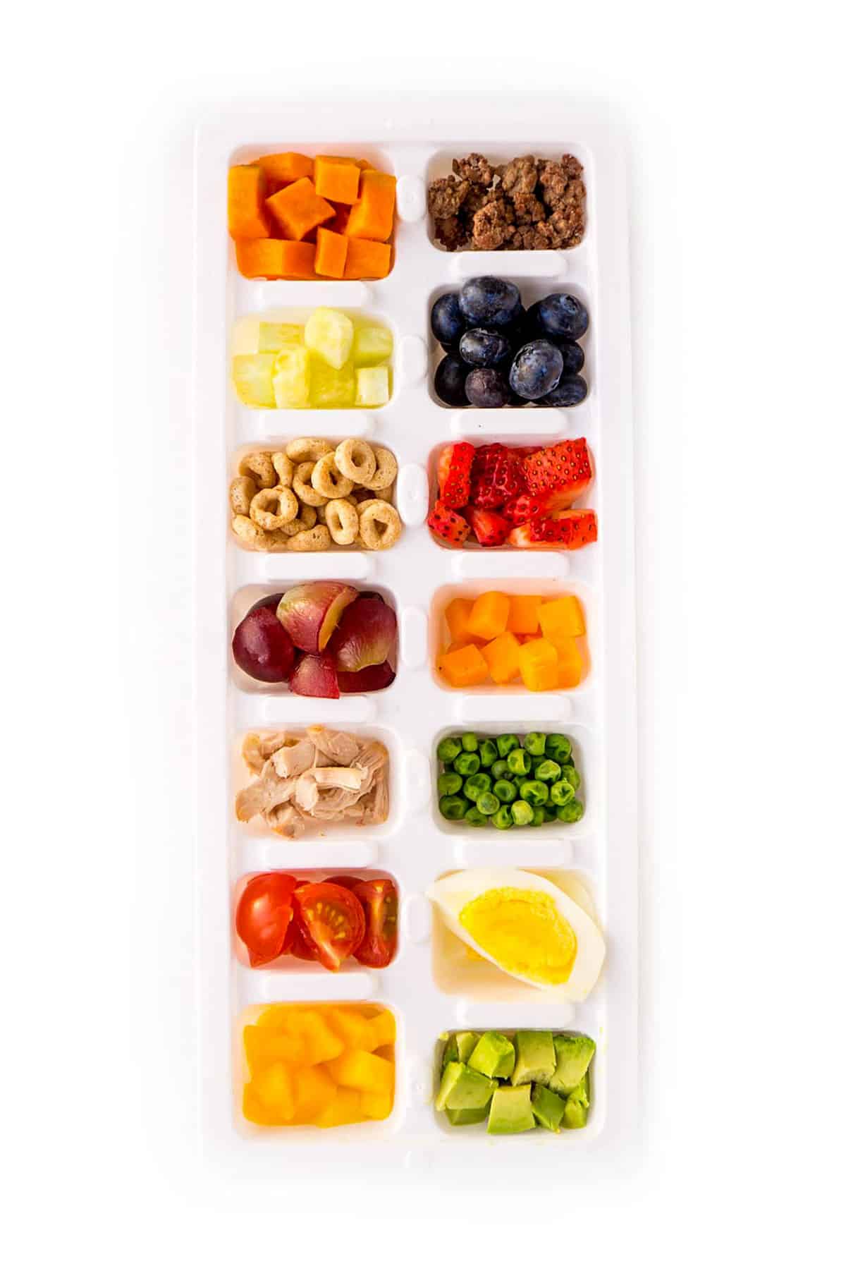 A toddler snack tray.
